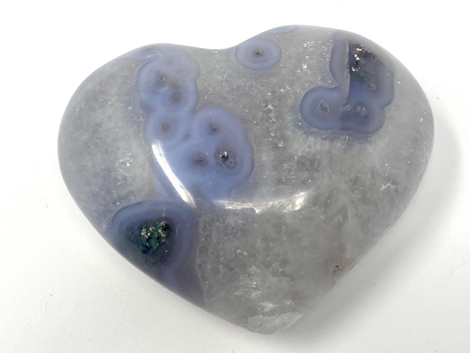 Quartz Agate Crystal Heart 7cm