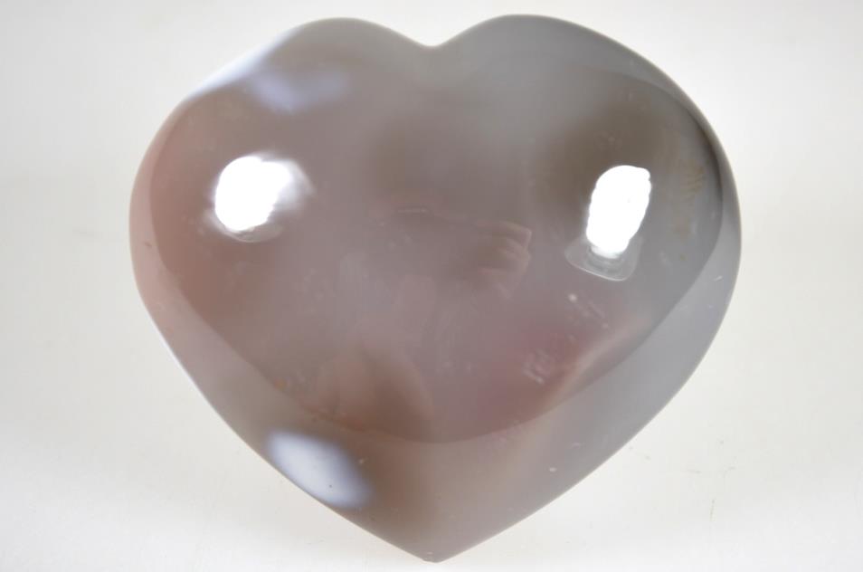 Orca Agate Crystal Heart Large 8.3cm