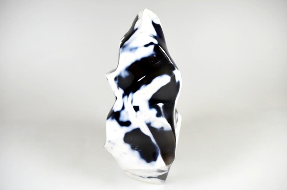 Orca Agate Crystal Flame Shape Large 16cm