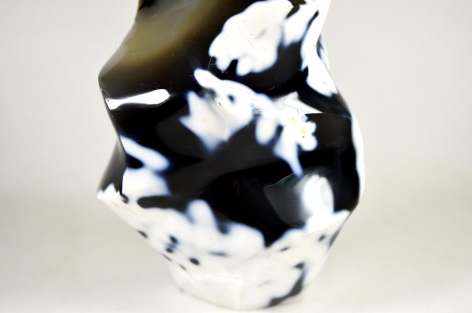 Orca Agate Crystal Flame Shape Large 16cm