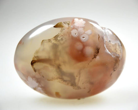 Cherry Blossom Agate Crystal Pebble 6cm