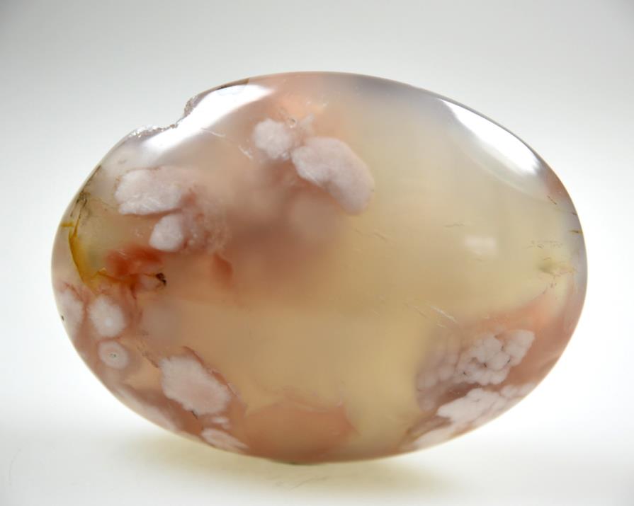 Cherry Blossom Agate Crystal Pebble 6cm