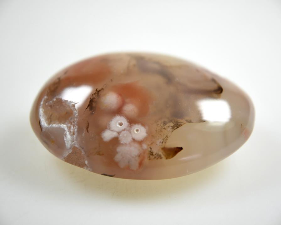 Cherry Blossom Agate Crystal Pebble 6cm