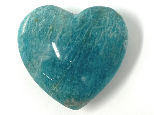 Amazonite Crystal Heart 4.9cm