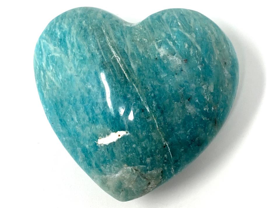 Amazonite Crystal Heart 4.9cm