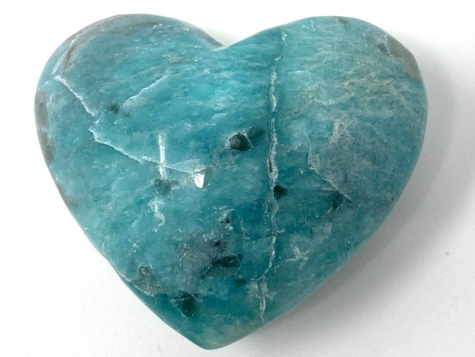 Amazonite Crystal Heart 4.7cm