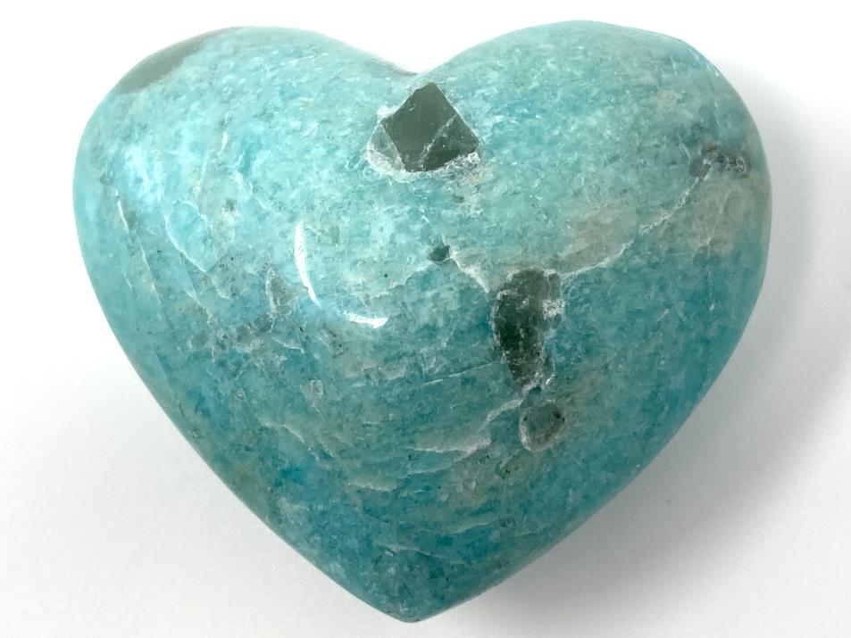 Amazonite Crystal Heart 4.8cm