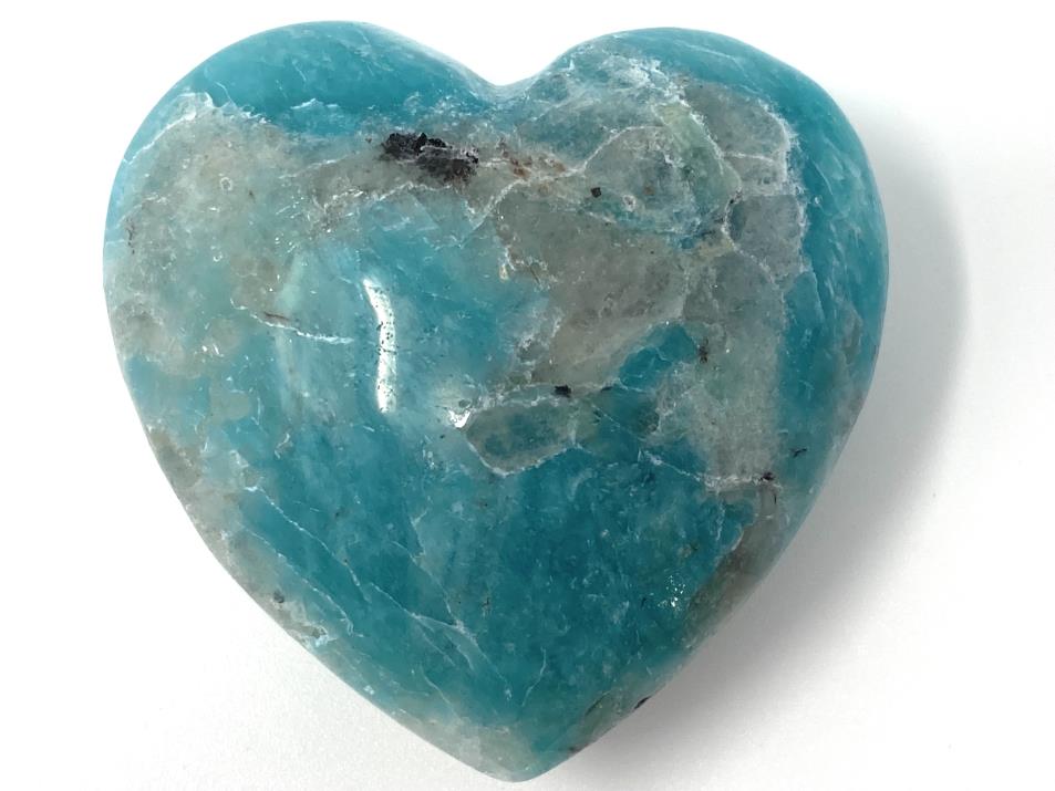 Amazonite Crystal Heart 4.8cm