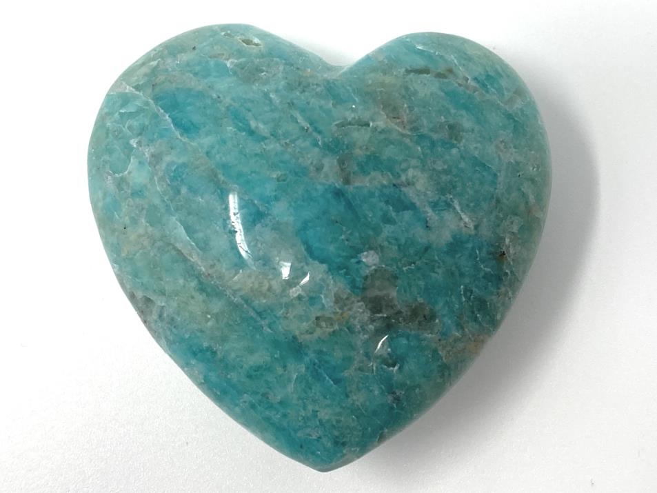 Amazonite Crystal Heart 4.9cm