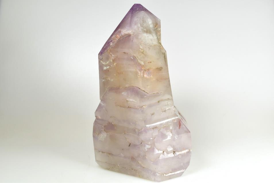 Amethyst Elestial Quartz Crystal Point Large 21.4cm