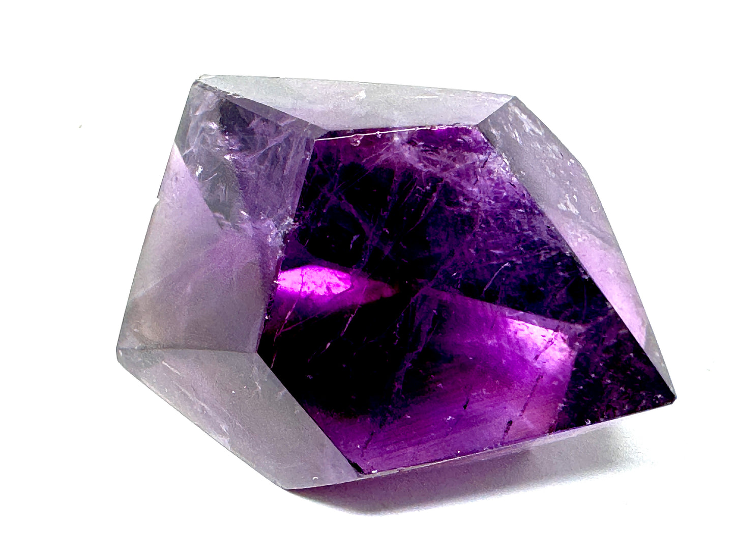 Amethyst Quartz Crystal Faceted 5cm