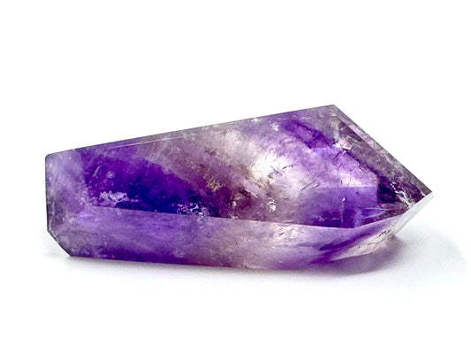 Faceted Amethyst Phantom Quartz Crystal 8cm