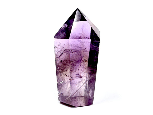 Polished Amethyst Quartz Crystal Point 4.8cm