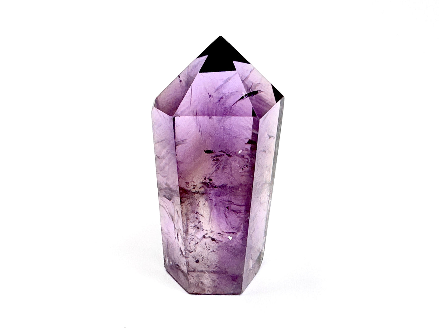 Polished Amethyst Quartz Crystal Point 4.8cm