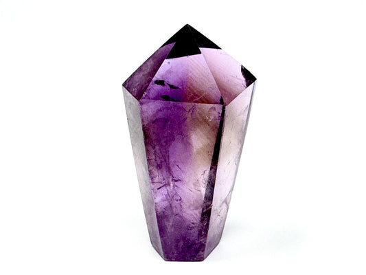 Polished Amethyst Quartz Crystal Point 5.4cm