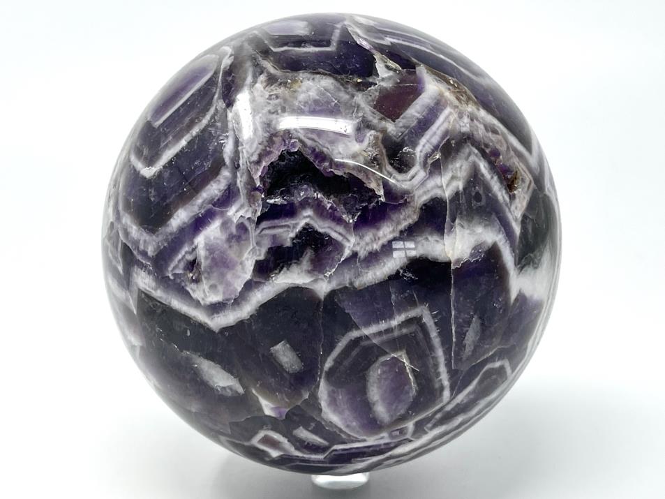 Chevron Amethyst Crystal Sphere Large 11.9cm