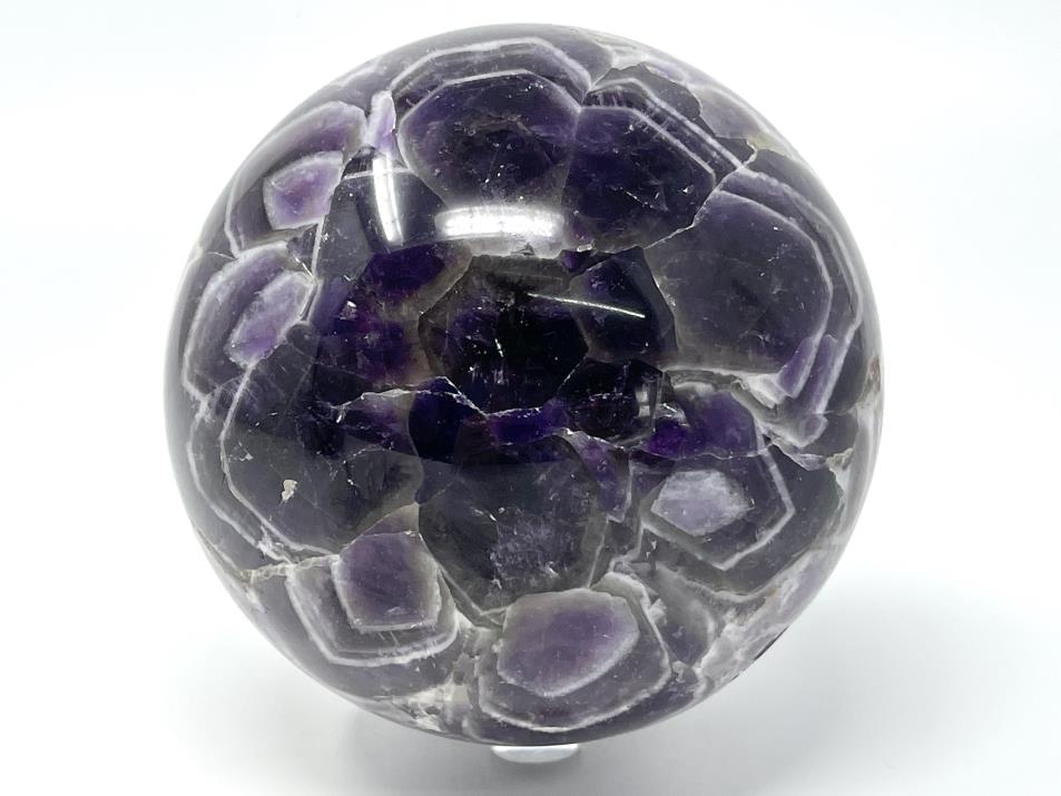 Chevron Amethyst Crystal Sphere Large 11.9cm