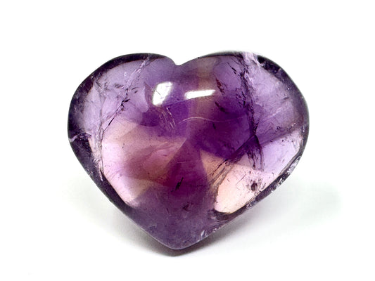 Ametrine Quartz Crystal Heart 4.1cm