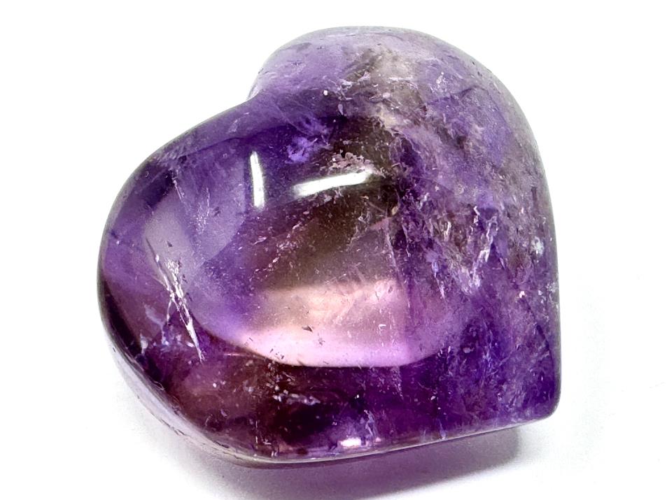 Ametrine Quartz Crystal Heart 3.6cm