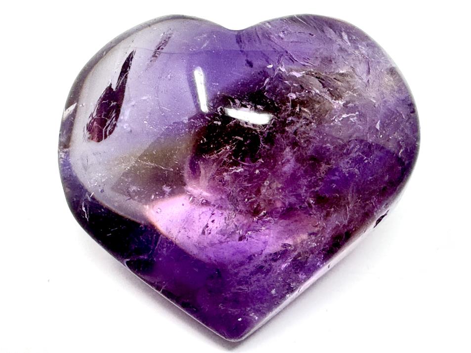 Ametrine Quartz Crystal Heart 3.6cm