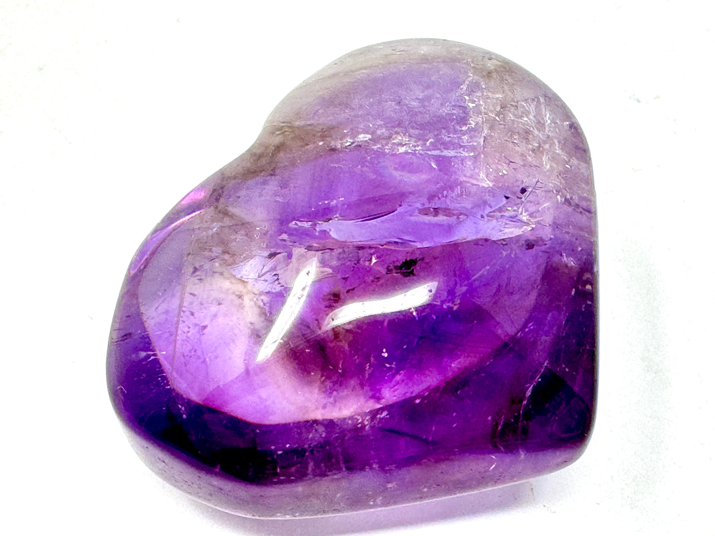 Ametrine Quartz Crystal Heart 3.9cm