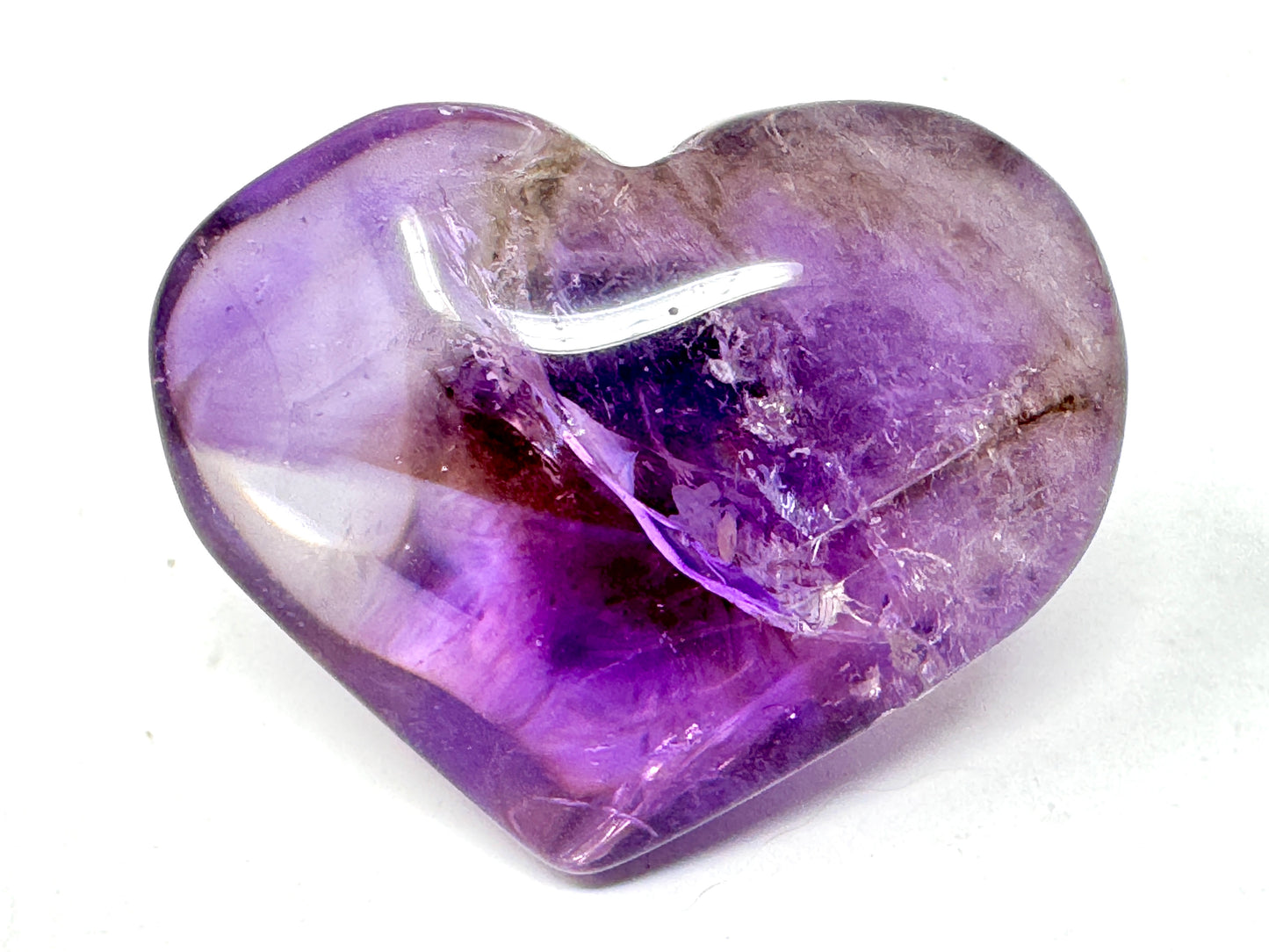 Ametrine Quartz Crystal Heart 3.9cm