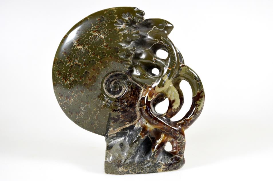 Ammonite Carving Large 13.2cm