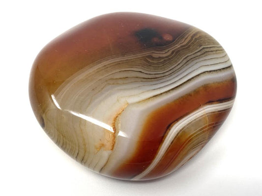 Banded Agate Crystal Pebble 5.1cm