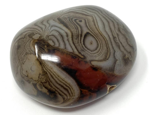 Banded Agate Crystal Pebble 6.4cm