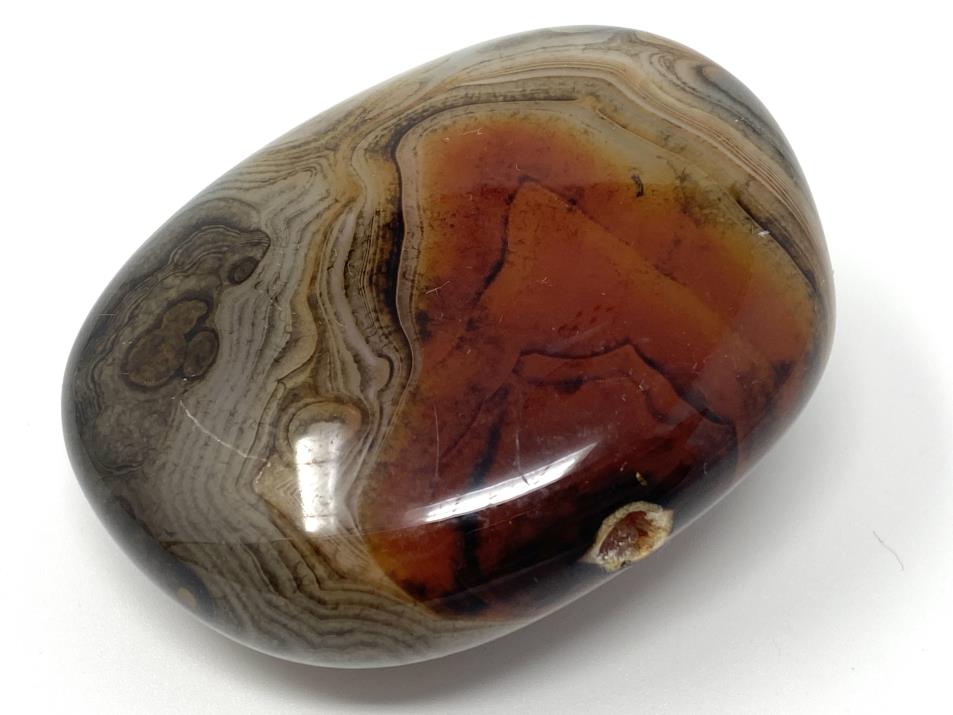 Banded Agate Crystal Pebble 6.4cm