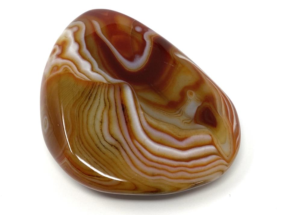 Banded Agate Crystal Pebble Large 9.4cm