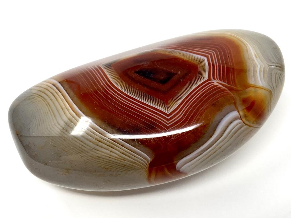 Banded Agate Crystal Pebble 6.2cm