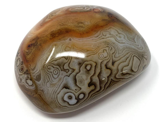 Banded Agate Crystal Pebble Large 7.8cm