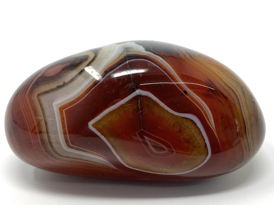 Banded Agate Crystal Pebble 6.3cm