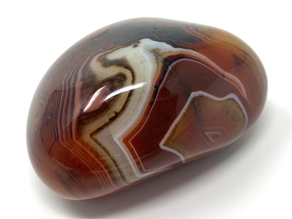 Banded Agate Crystal Pebble 6.3cm