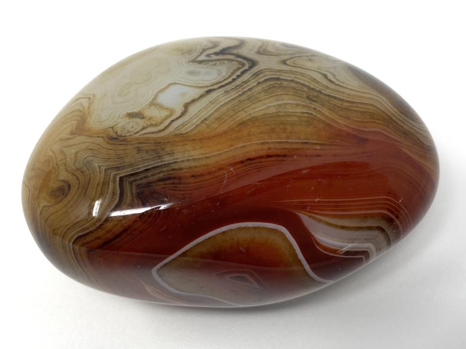 Banded Agate Crystal Pebble 6.3cm