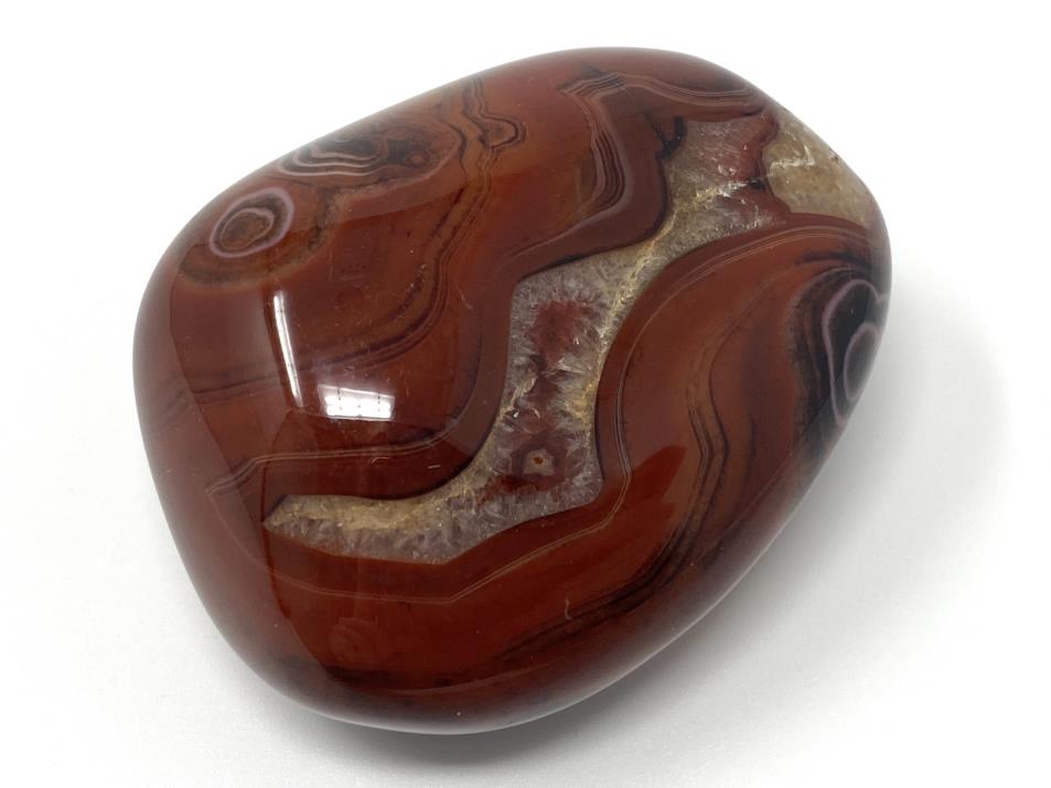 Banded Agate Crystal Pebble 6.3cm