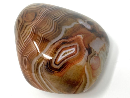 Banded Agate Crystal Pebble 5.1cm