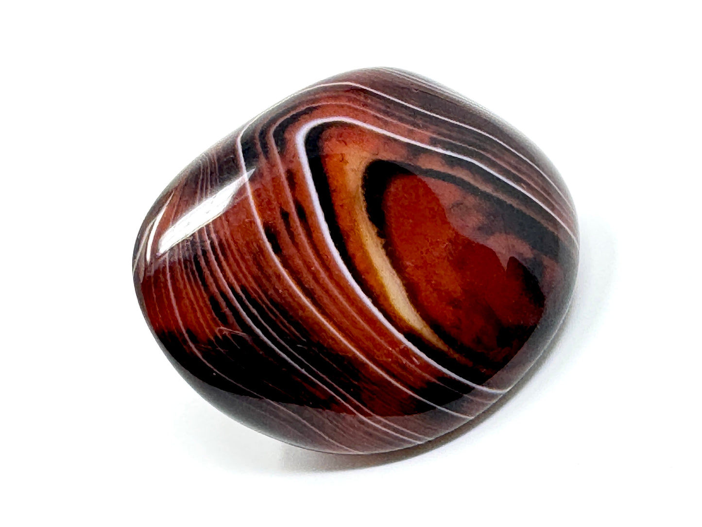 Banded Agate Crystal Pebble 4.9cm