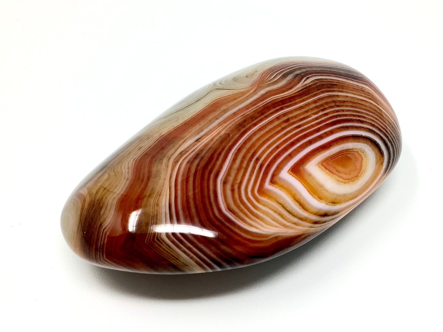 Banded Agate Crystal Pebble 5.9cm