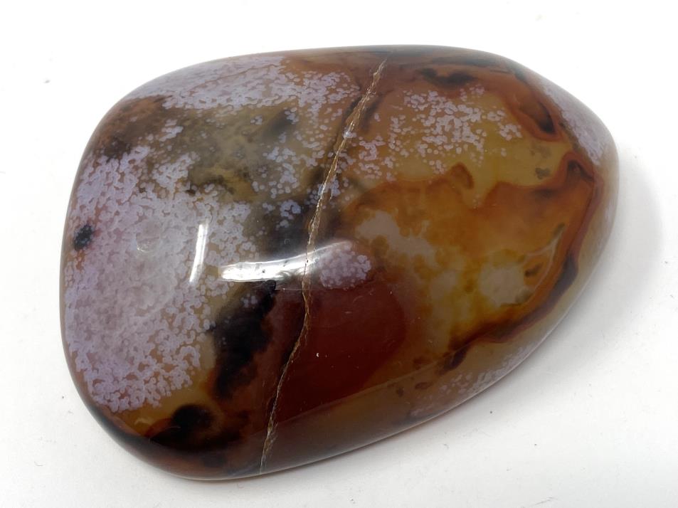 Banded Agate Crystal Pebble 6.7cm