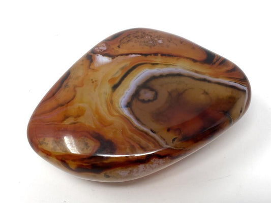 Banded Agate Crystal Pebble 6.7cm