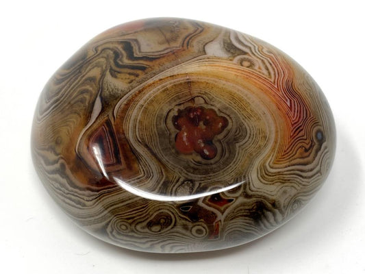 Banded Agate Crystal Pebble Large 7.3cm