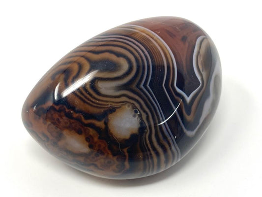 Banded Agate Crystal Pebble 5.3cm