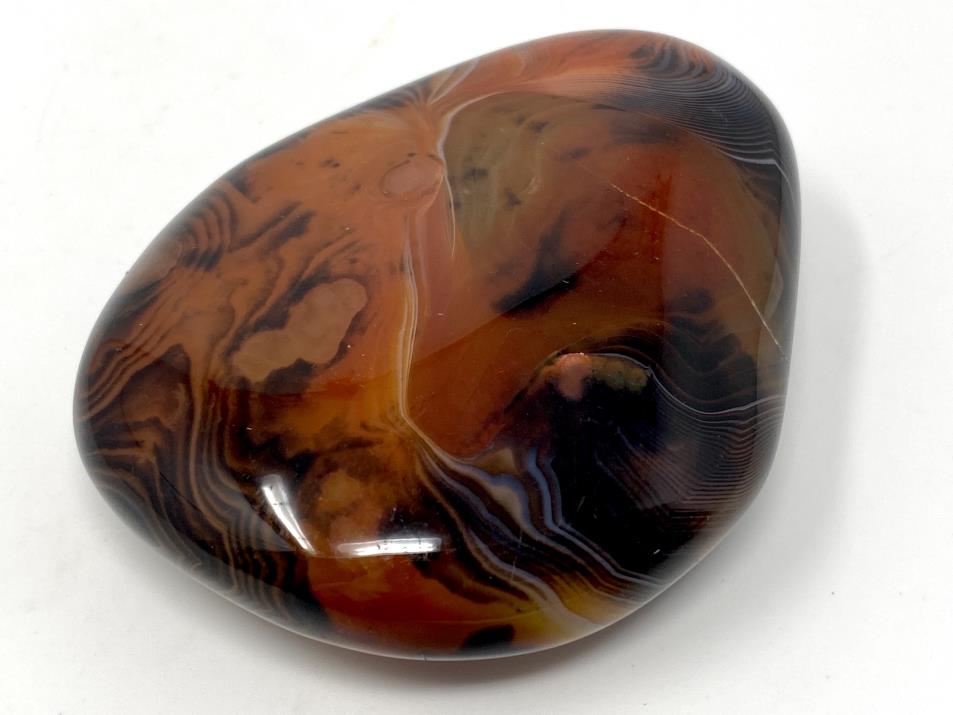 Banded Agate Crystal Pebble 7.2cm