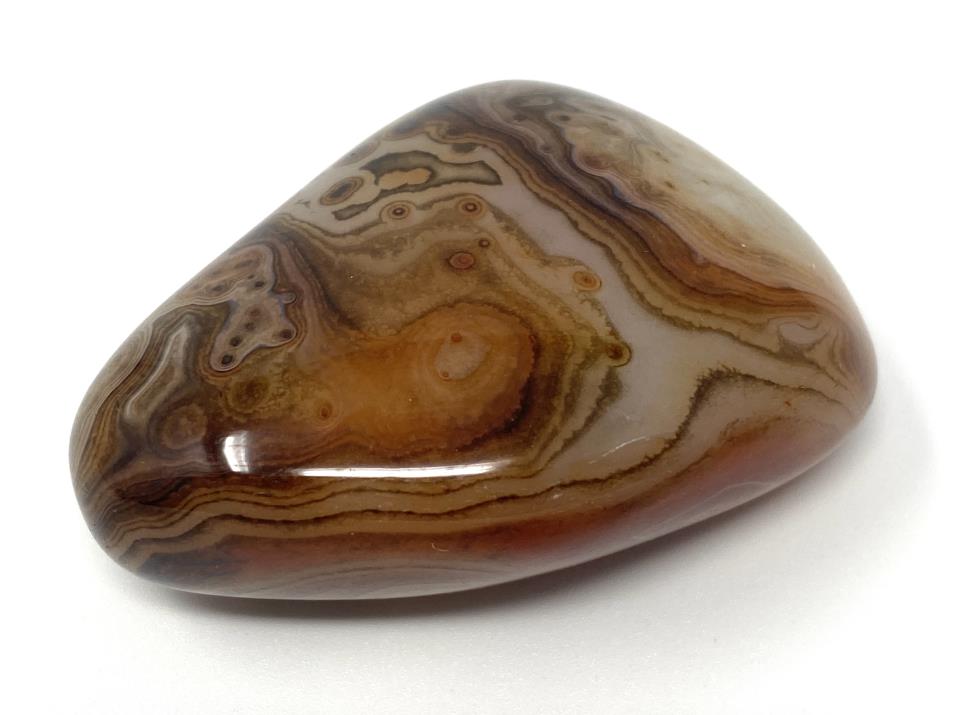 Banded Agate Crystal Pebble 6.3cm