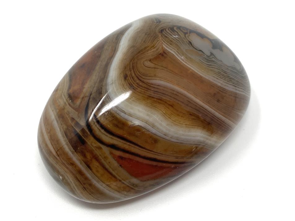 Banded Agate Crystal Pebble 6cm