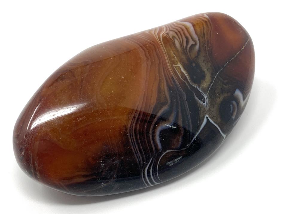 Banded Agate Crystal Pebble Large 9.8cm