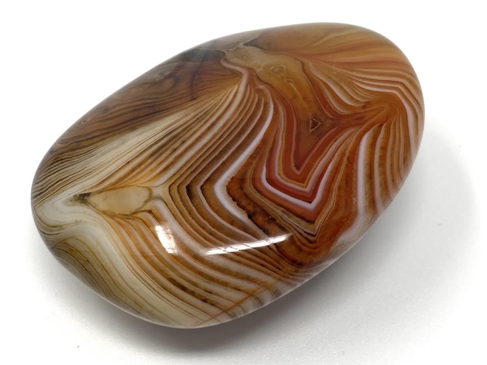 Banded Agate Crystal Pebble 6cm