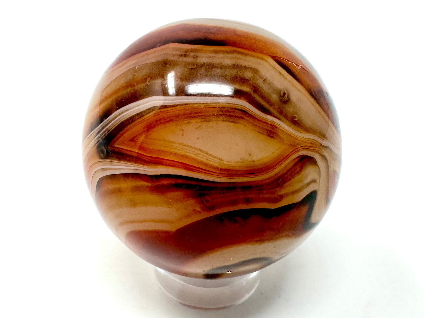 Banded Agate Crystal Sphere 3.2cm